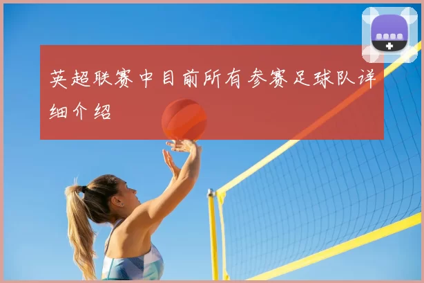 英超联赛中目前所有参赛足球队详细介绍
