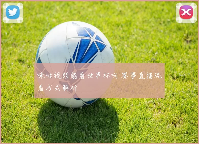 咪咕视频能看世界杯吗 赛事直播观看方式解析