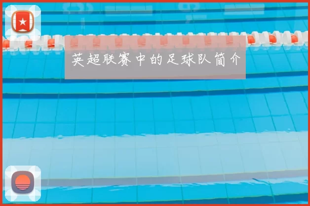 英超联赛中的足球队简介